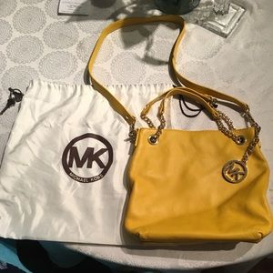Michael Kors yellow purse